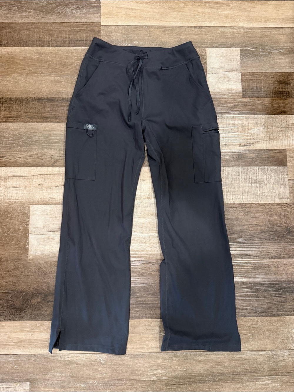 Grey Women’s Drawstring Cargo Joggers